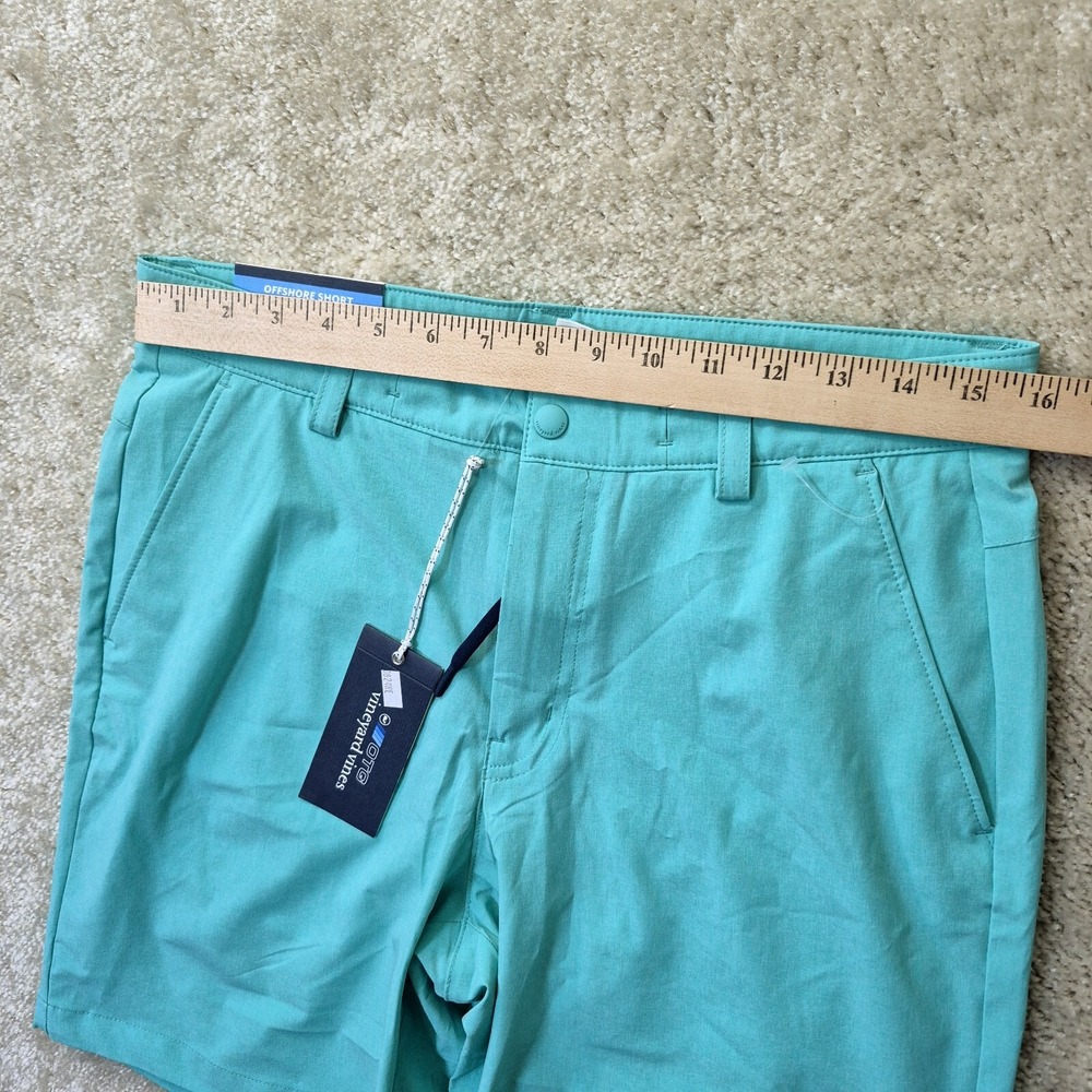 Vineyard Vines OTG Shorts Men 30 8 Inch Green Offshore Chino Hybrid Surf Stretch - Picture 6 of 10